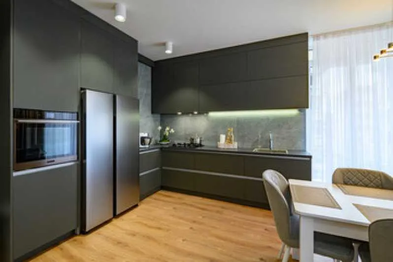 Armário de cozinha planejado moderno
